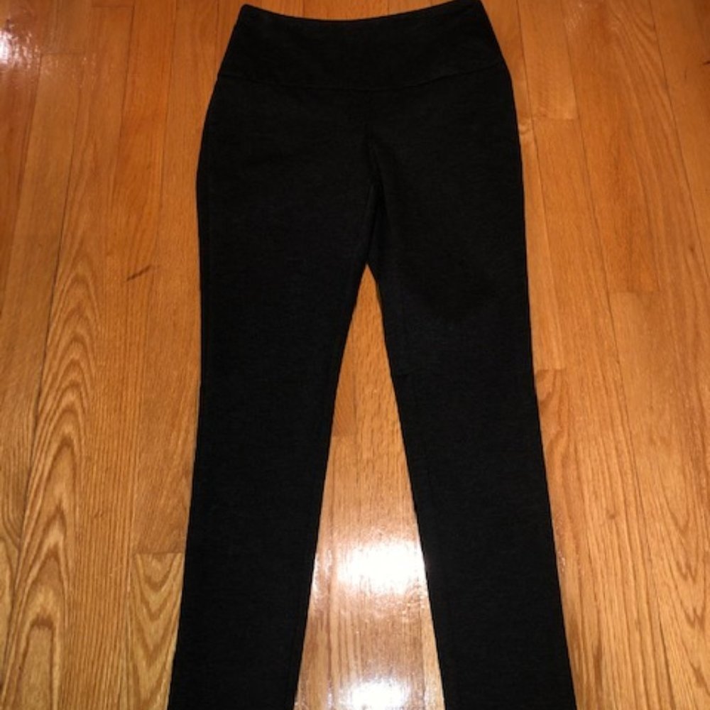 Up Pants Illusion Legging In Charcoal Grey